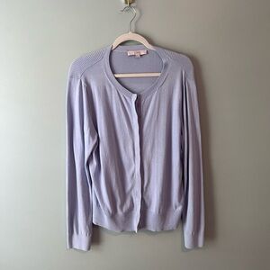 LOFT Sky Blue Cardigan